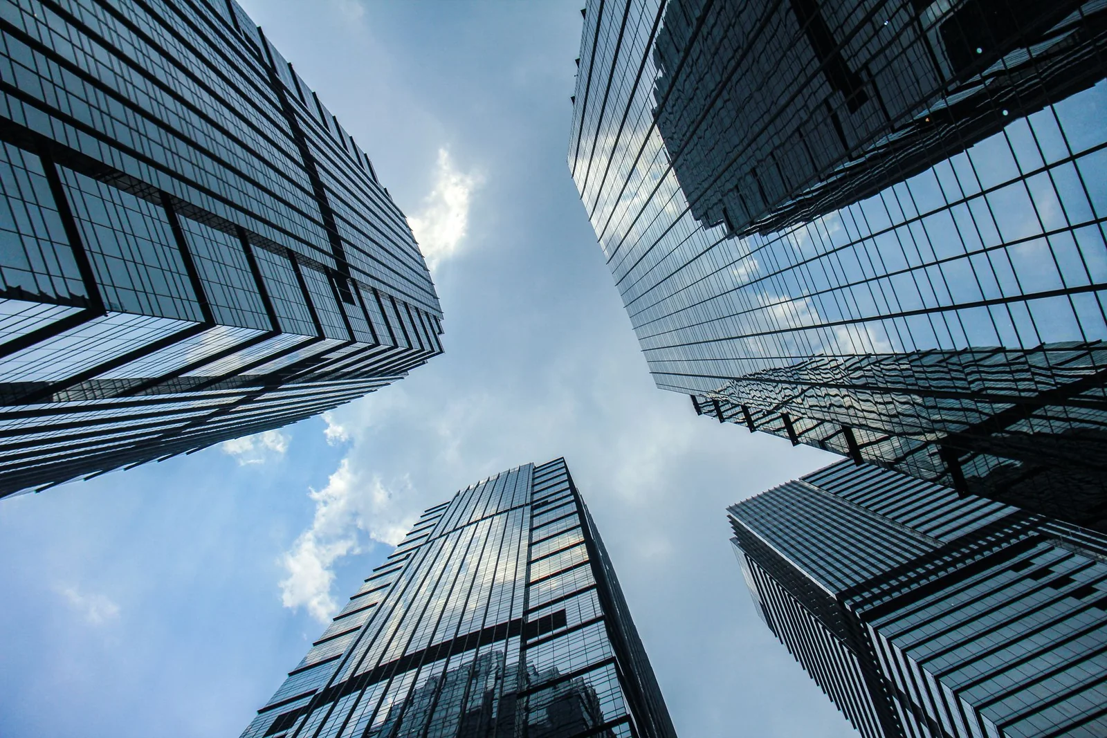 Modern business towers representing international investment